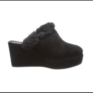 Cordani Fleece Lined Wedge Slides